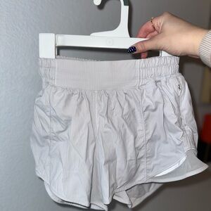 Lululemon Athletica Light Gray Athletic Shorts